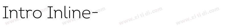 Intro Inline字体转换